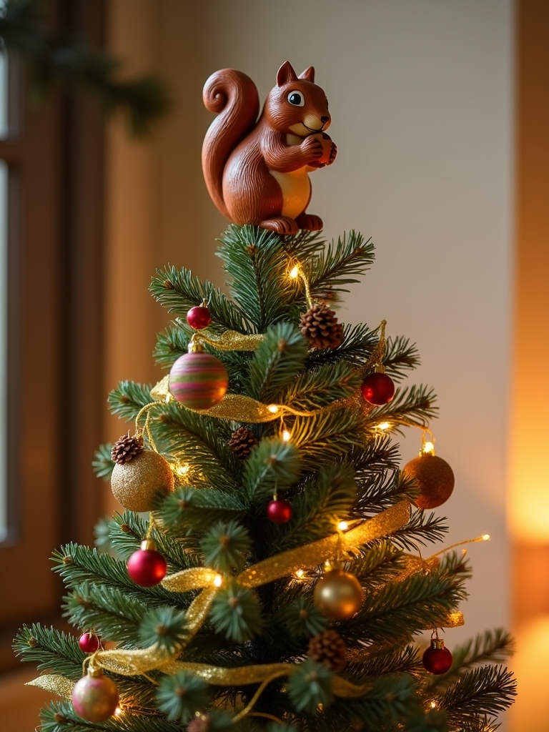 whimsical holiday animal figurines