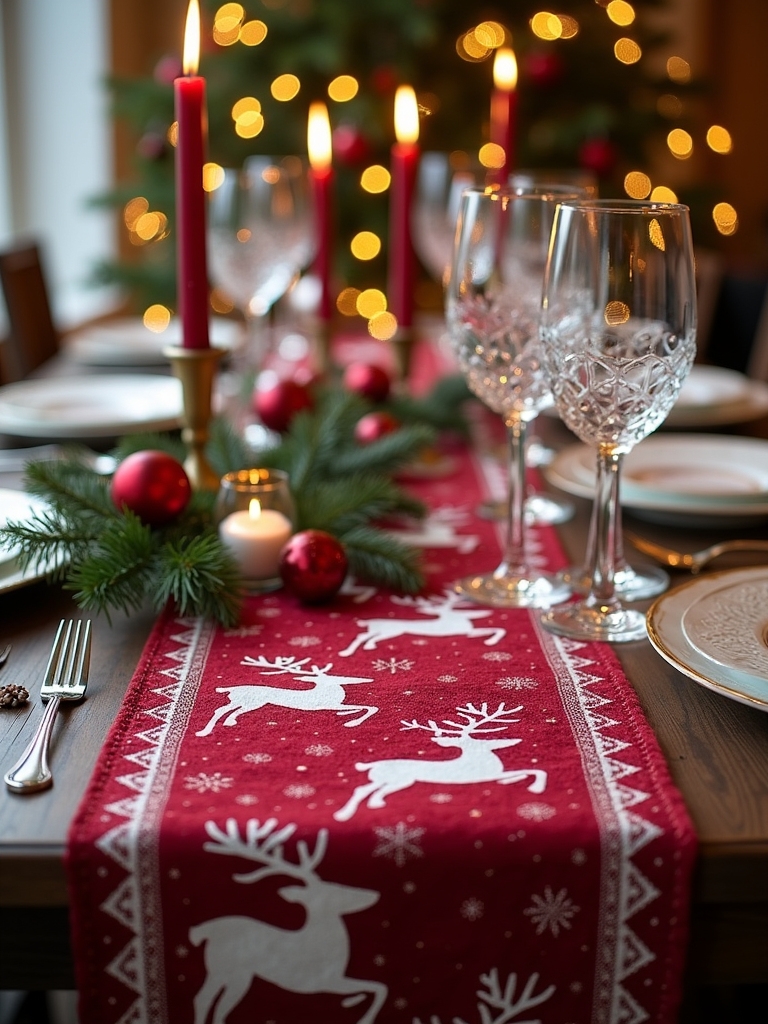 whimsical holiday table decor