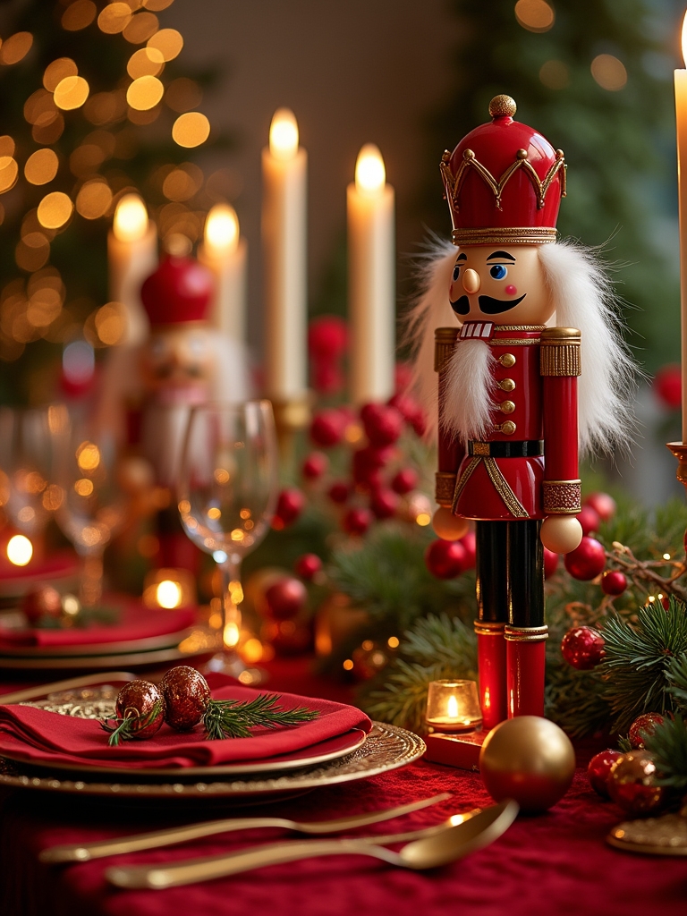 whimsical nutcracker holiday centerpiece