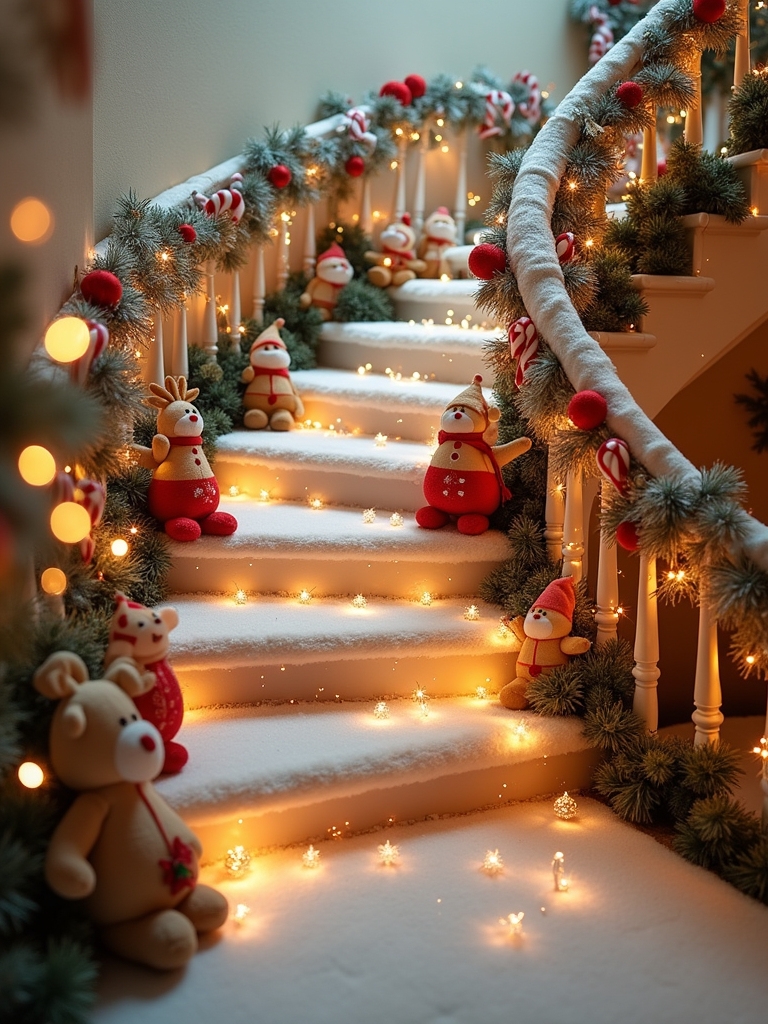 whimsical plush holiday decor