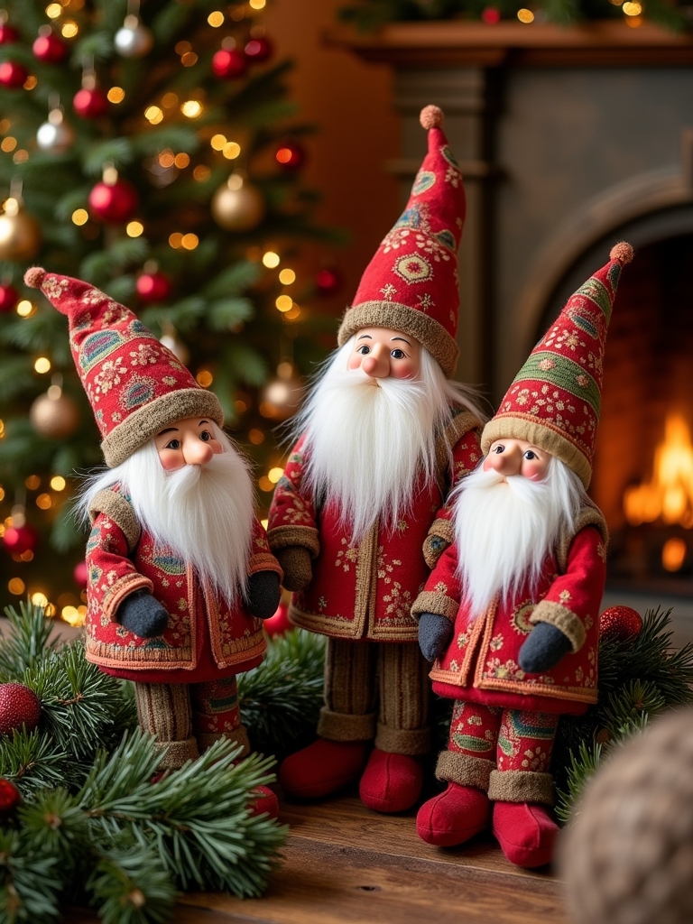 whimsical santa holiday decorations