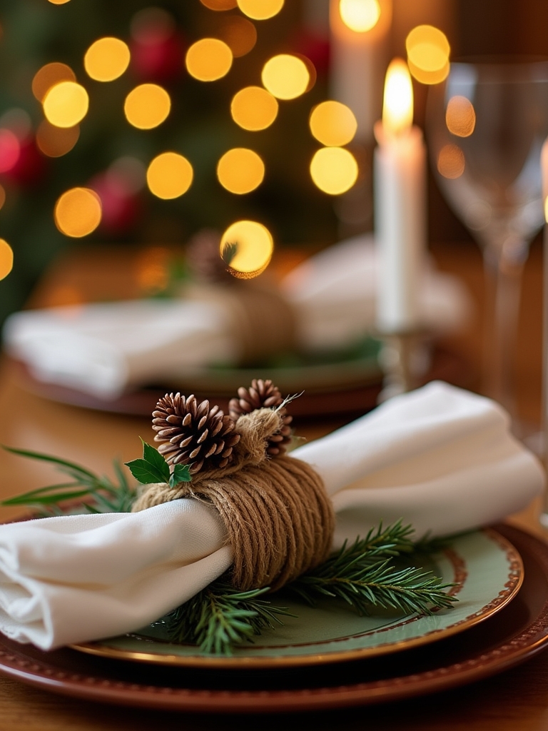 wine cork napkin rings