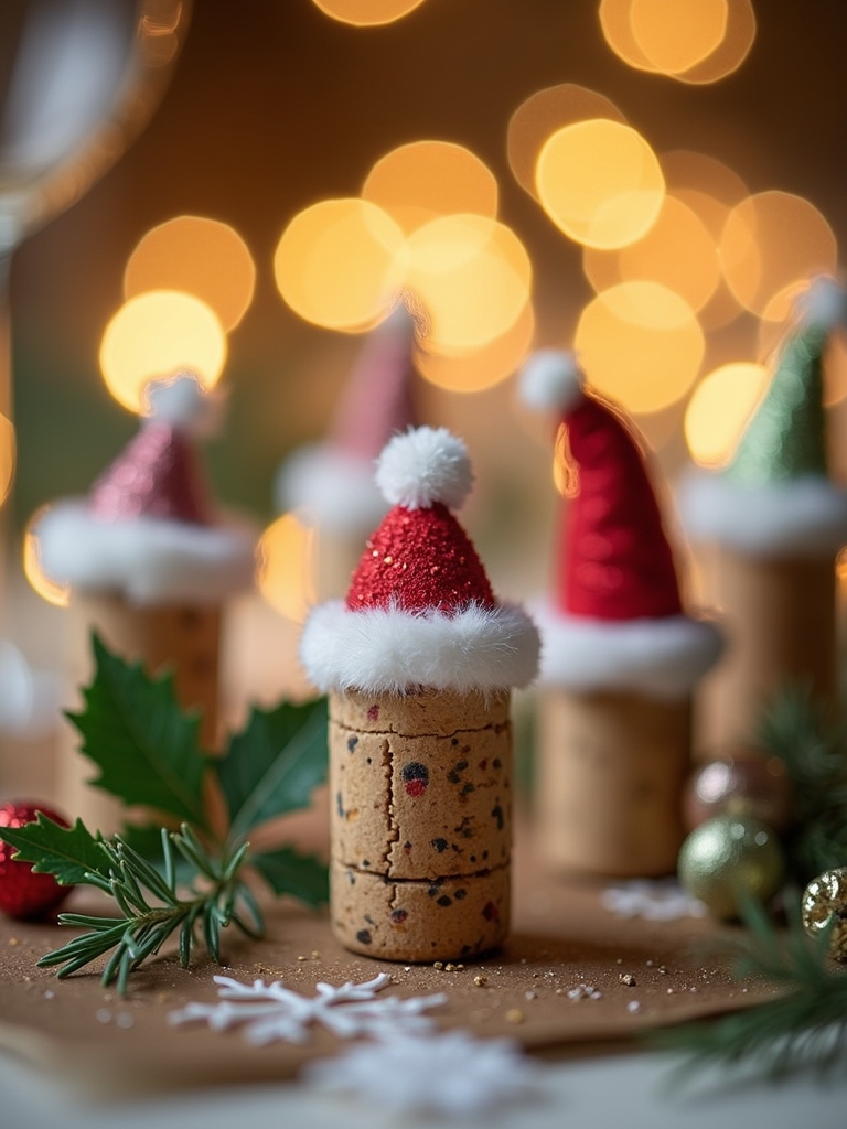 wine cork place card holders