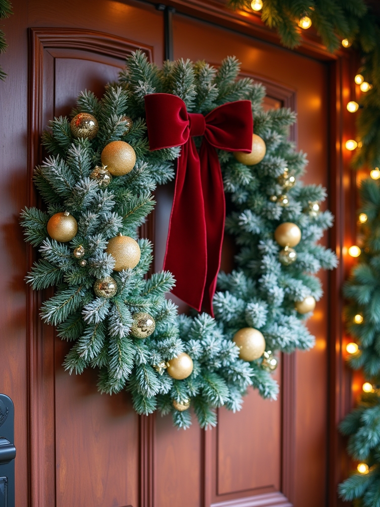 winter wonderland door decor