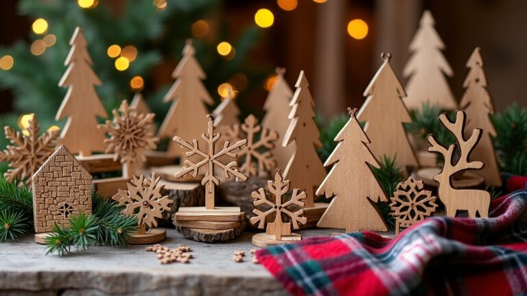 wooden christmas decor ideas