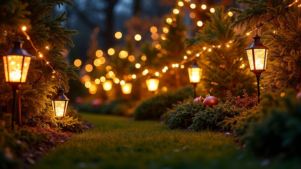 choosing festive garden lights