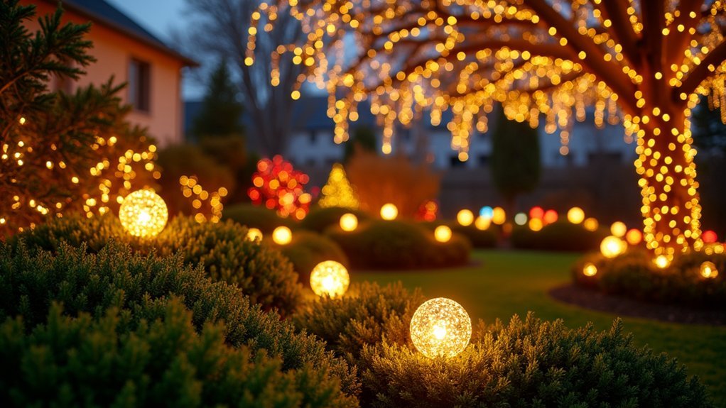 christmas garden lighting ideas