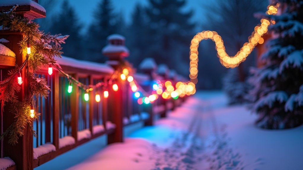colorful solar christmas lights