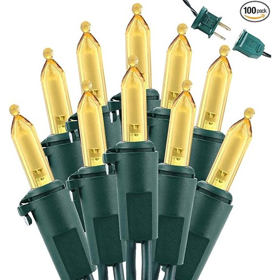 Brizled 33ft 100 LED Connectable Xmas String Lights