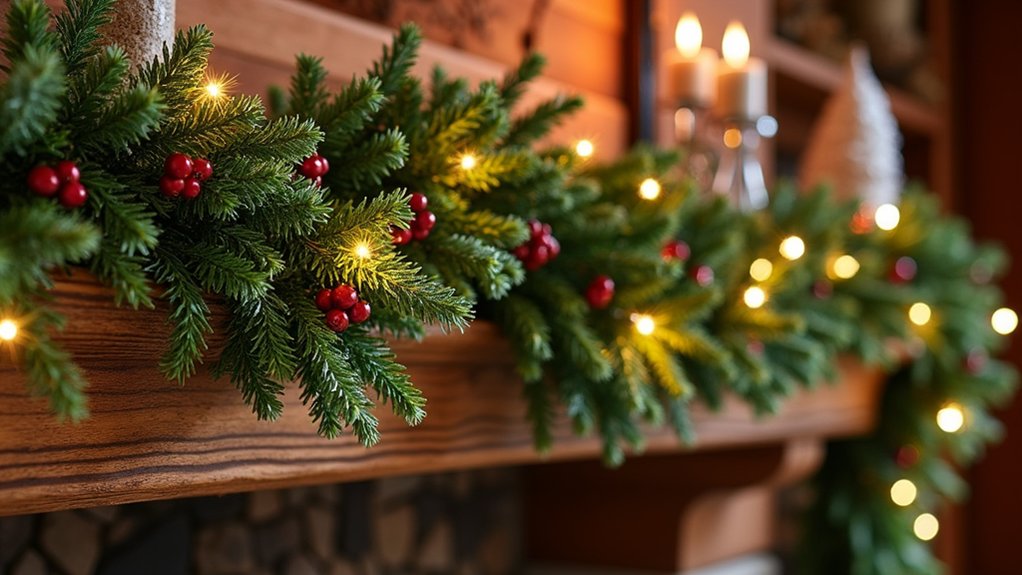 crestwood spruce artificial garlands