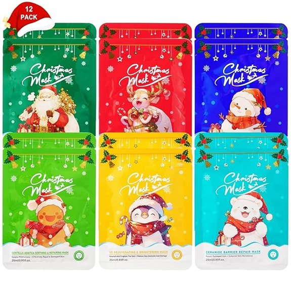 Deepmind 12 Pack Facial Masks for Christmas Gifts