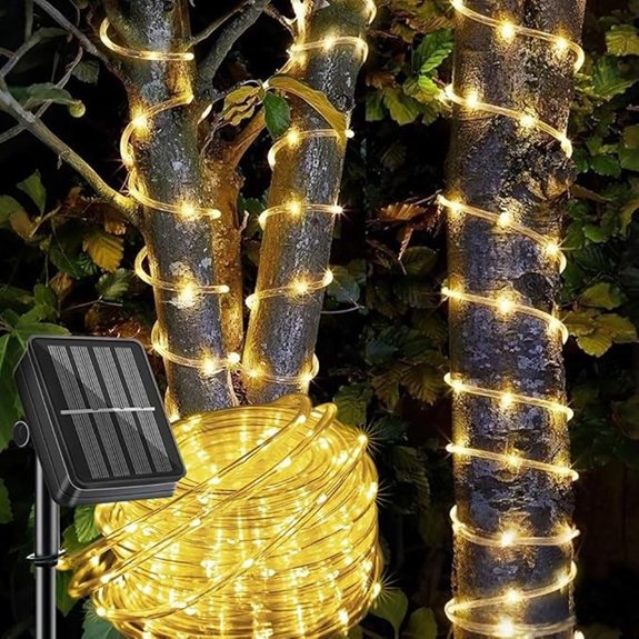 Solar Rope Light Waterproof 39FT LED Outdoor Decoration