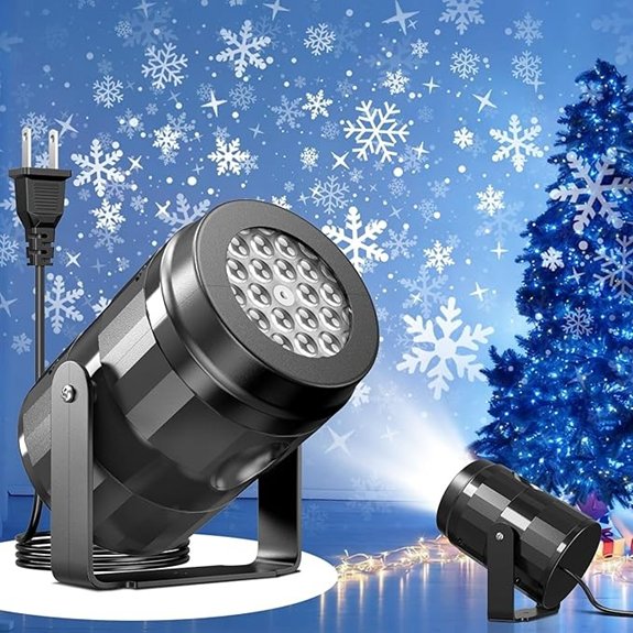 Snowflake Christmas Projector Lights Outdoor Indoor