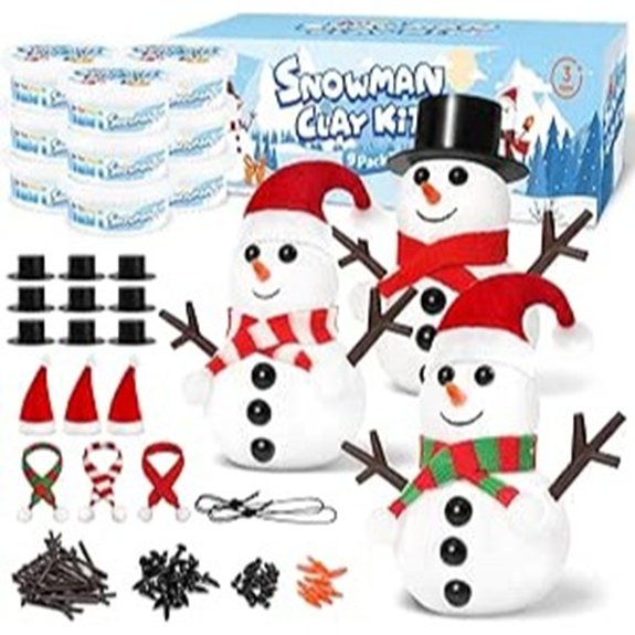 Build a Snowman Kids Craft Kit for Christmas