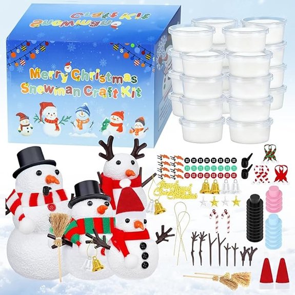 Build a Snowman Kit Christmas Crafts (24 Pack)