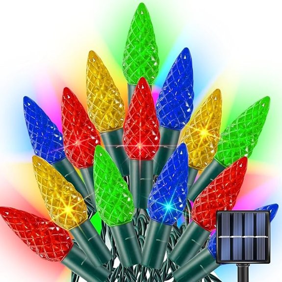 TW SHINE Solar C6 Christmas String Lights 50 LEDs