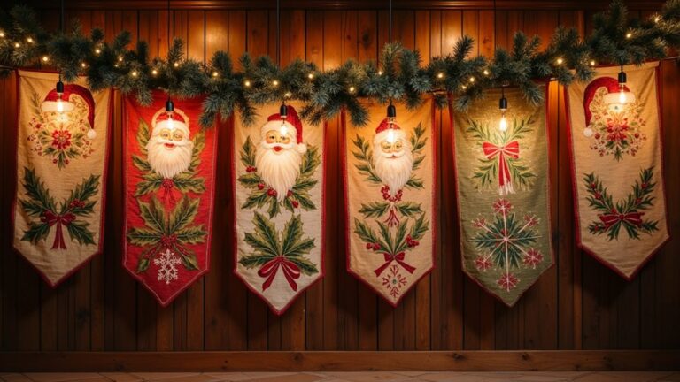 vintage christmas banner ideas