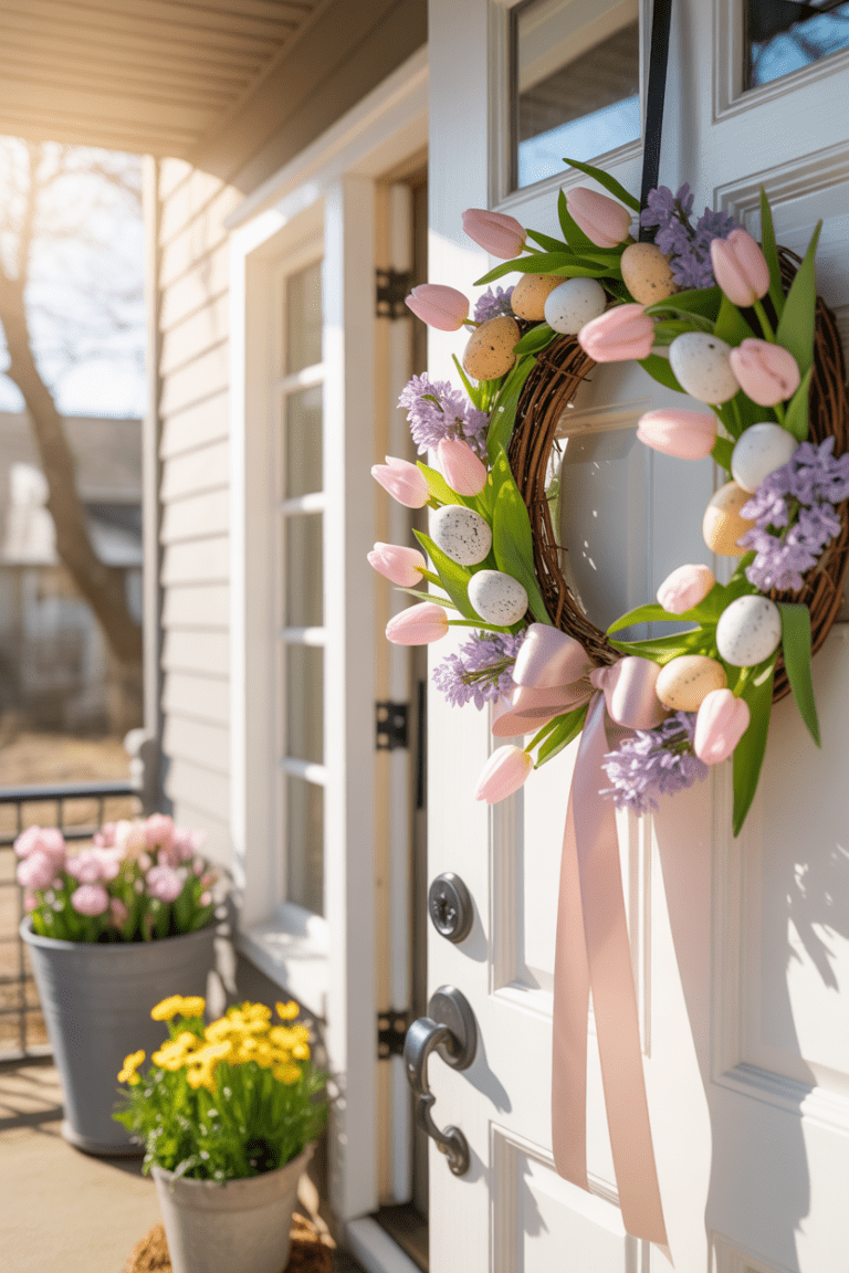 15 Easy Easter Wreath Ideas That Will Make Your Front Door Look Expensive